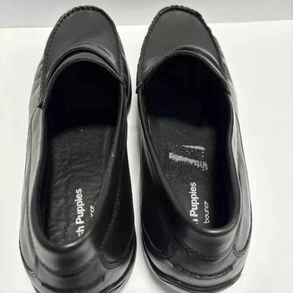 Hush Puppies Men’s Julian, Black Slip-On Loafers, Size 11.5 M